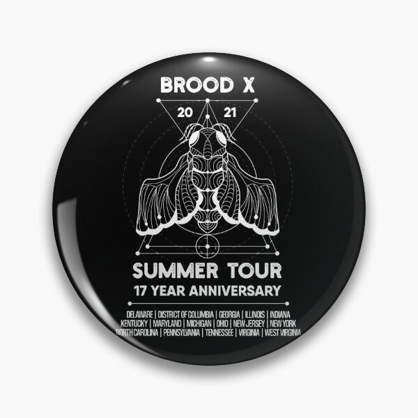 Item preview, Cicada Brood X Summer Tour designed and sold by artado.