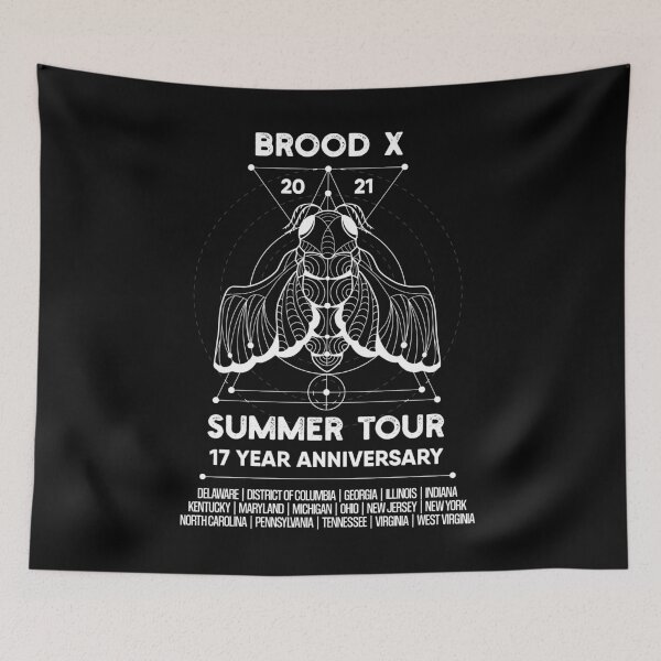 Item preview, Cicada Brood X Summer Tour designed and sold by artado.