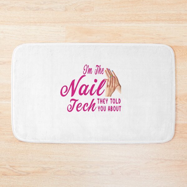 Item preview, Fuuny makeup I'm The Nail Tech They Told You About ,gift idea for lovers makeup,highlighter,brushes,beauty,painter designed and sold by Mac Store.
