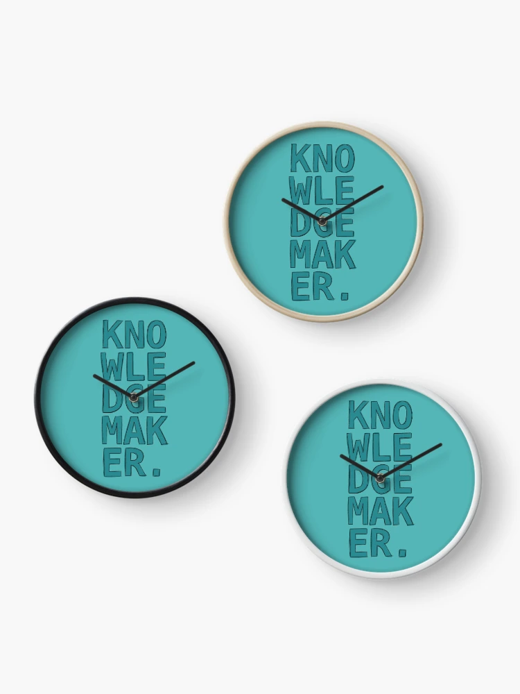 Thumbnail 3 of 4, Clock, Knowledge maker designed and sold by PhDoer.