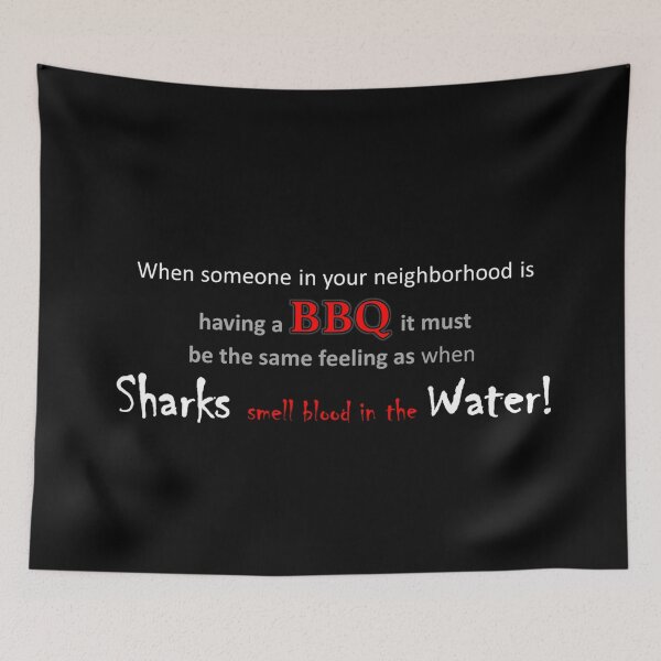 Item preview, SHARKS AND BBQ designed and sold by THE AMERICAN TEEVANGELIST.