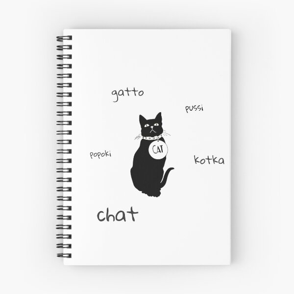 Item preview, Black Kotka, Multilingual Cat designed and sold by Purrfecta.