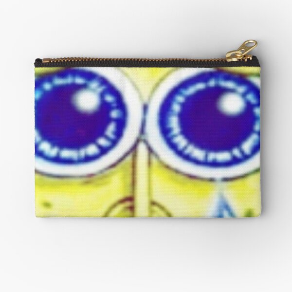 Sad Spongebob Accessories Zip Pouch