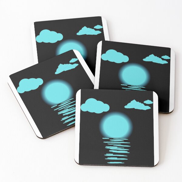 Item preview, Full moon night view grafic design, designed and sold by Salimtinwale.