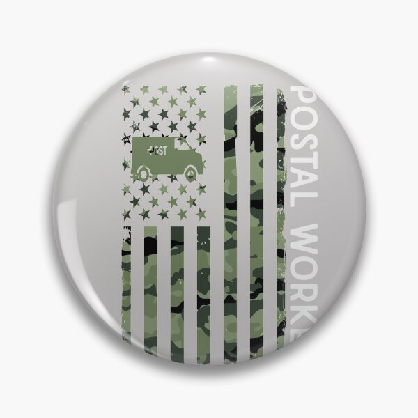 Item preview, Patriotic Postal Worker American Flag Postal Service designed and sold by GINIART.