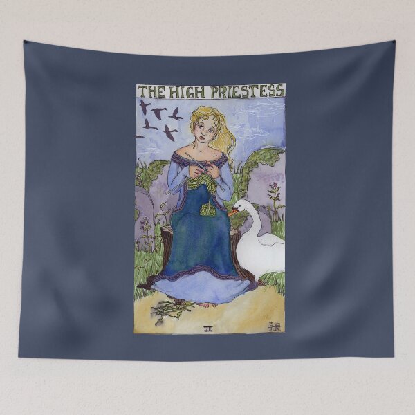 Item preview, The High Priestess/The Seven Wild Swans designed and sold by neuroticowl.