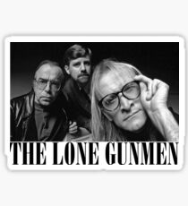 The Lone Gunmen (X-Files) Grunge Style Shirt Sticker
