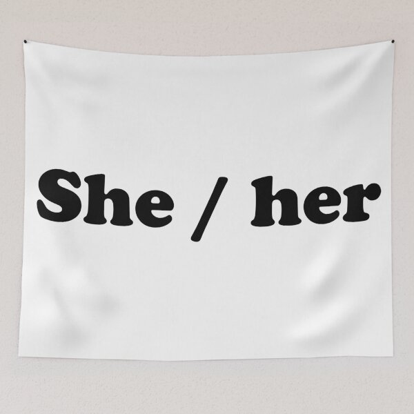 Item preview, She/Her designed and sold by CaptinAubs.