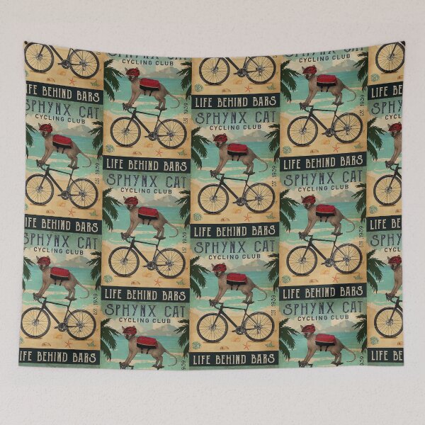 Item preview, Cycling Sphynx Kitten cat gift designed and sold by Douglafa.