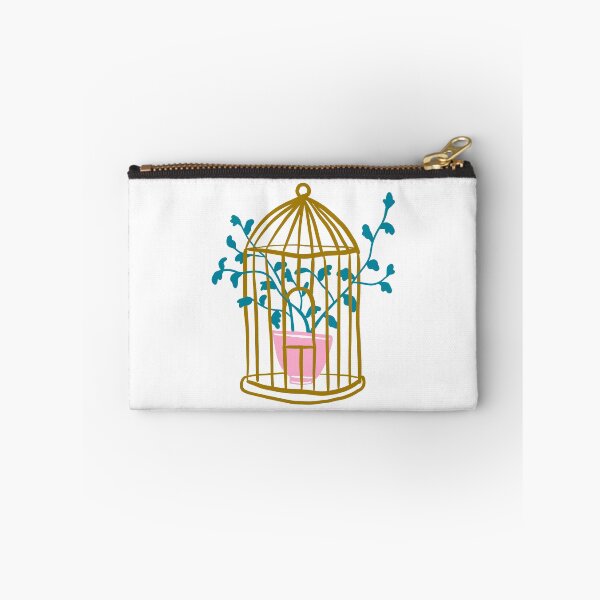 Item preview, Golden plant cage illustration designed and sold by valdegilde.