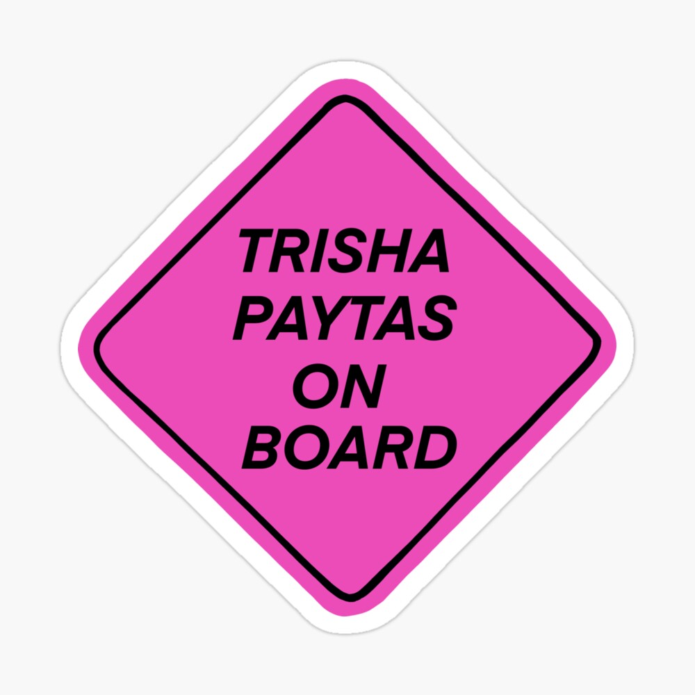 Trisha Paytas on board pink