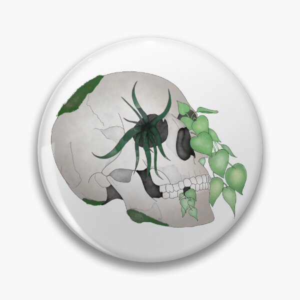 Item preview, Watercolor Overgrown Skull designed and sold by rindifferent.