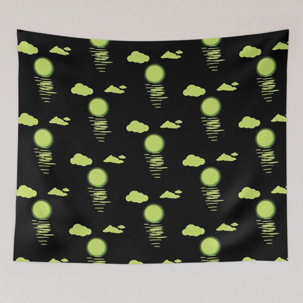Item preview, Full moon night view grafic design, designed and sold by Salimtinwale.