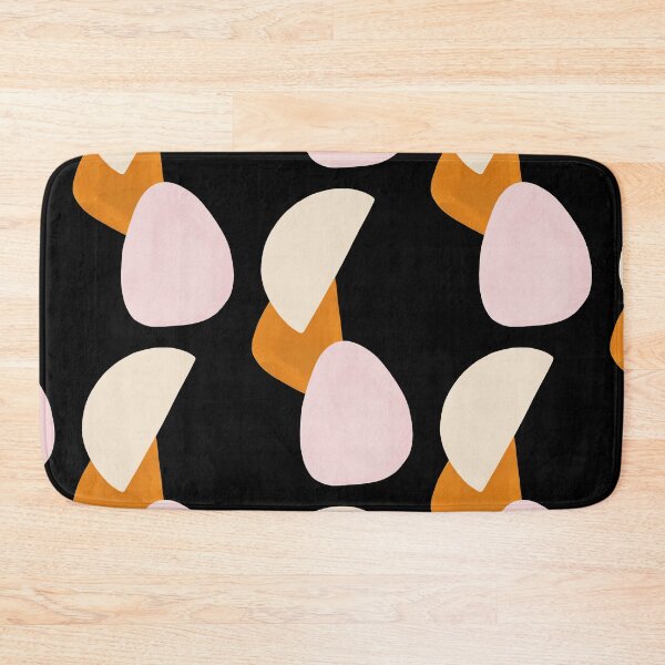Item preview, Composition of simple colored figures on black background designed and sold by kiminkimii.