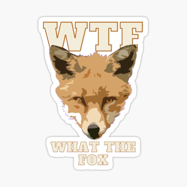 Item preview, WTF - Whtat the fox designed and sold by avocadissimo.