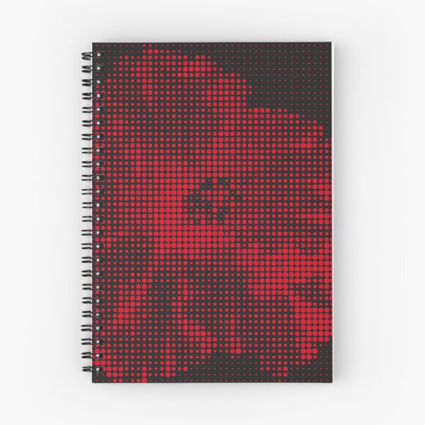 Item preview, Dotted Red Flower / Poppy / Vector Art - Red Halftone Raster designed and sold by in-vectors.