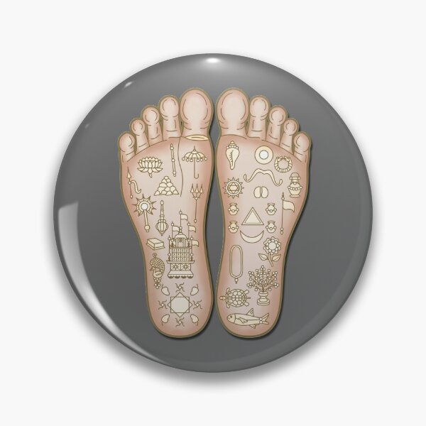 Item preview, The Lotus Feet of Sri Chaitanya  designed and sold by GundicaArt.