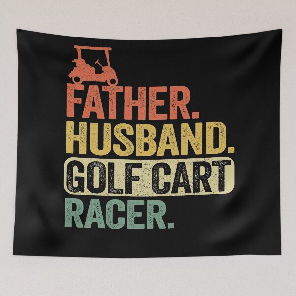 Item preview, Father Husband Golf Cart Racer Funny Golfing Gift designed and sold by Stronzi.