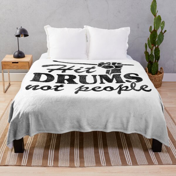Item preview, Hit Drums Not People Funny Drummer Gift Quote Fist designed and sold by Stronzi.
