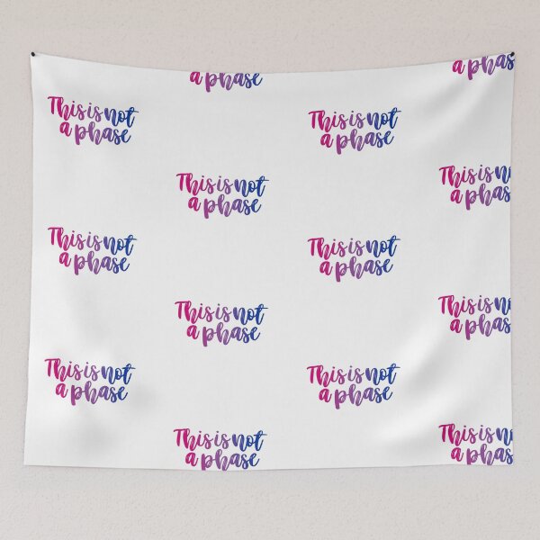 Item preview, This Is Not A Phase Bisexual Pride designed and sold by Hannah Grace Designs.