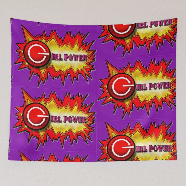 Item preview, Girl Power Explosive Vintage, girl pride designed and sold by ronnieyoung.