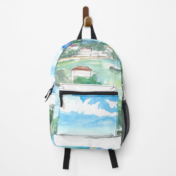 Item preview, Cruz Bay US Virgin Islands Seaview Scene on Saint John designed and sold by artshop77.