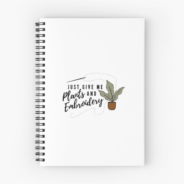 Item preview, Just Give Me Plants and Embroidery designed and sold by samanthaabower.