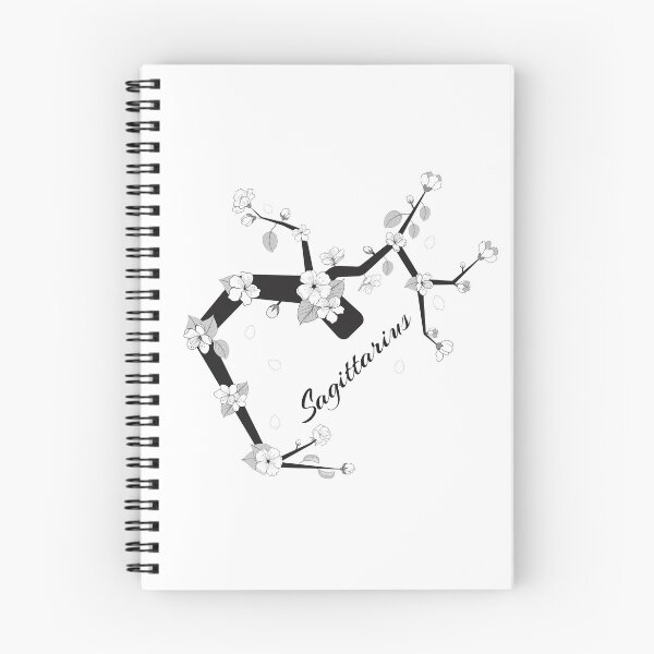 Item preview, Sagittarius Tree Branch Constellation in Black and White designed and sold by Astrowl-.