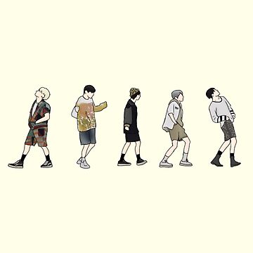 Vorschaubild zum Design TXT 0X1=LOVESONG MV Walking minimalistische Farbversion von MintyLix