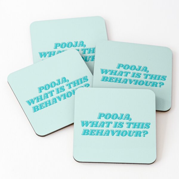 Item preview, DESI:BLUE: Pooja what is this behaviour? designed and sold by ZAHARA-.