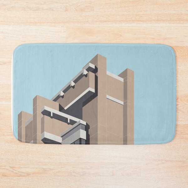 Item preview, Yale School of Art and Architecture, Connecticut, Colour , Brutalist Print, USA, Print, Artwork, Illustration, Brutalist Architecture, Architecture Print designed and sold by sketchingarchi.