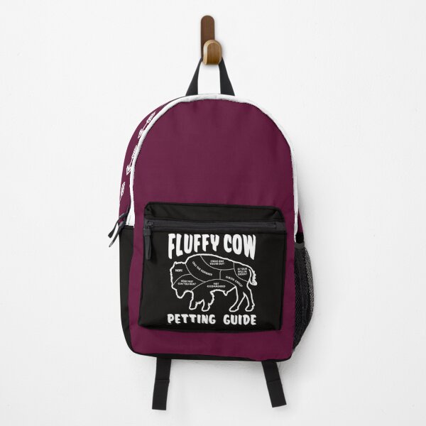 Item preview, Fluffy Cow Petting Guide - Funny Buffalo Bison designed and sold by NoBonesLife.