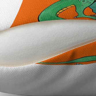 Alternate view of Tyrannosaurus Throw Pillow