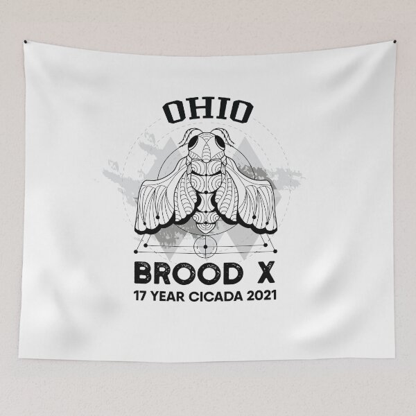 Item preview, Cicada Brood X Ohio 2021 designed and sold by artado.