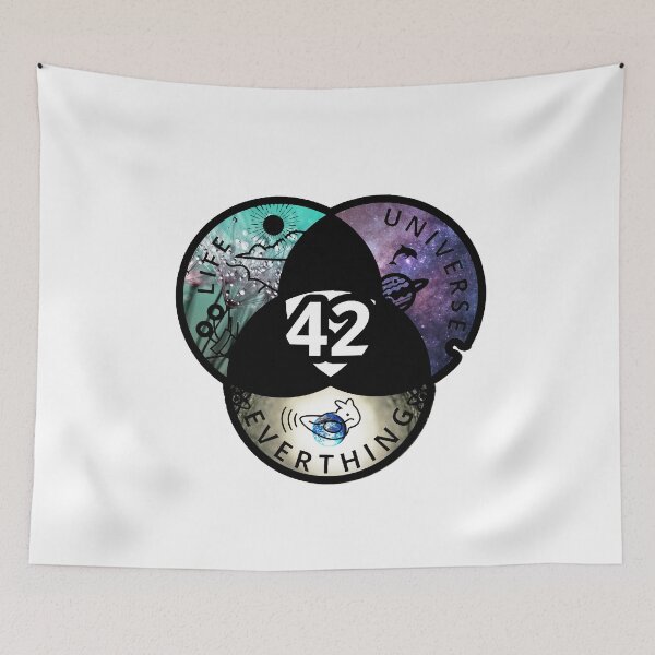 Item preview, 42 Answer to Life Universe and Everything  designed and sold by yasmh.