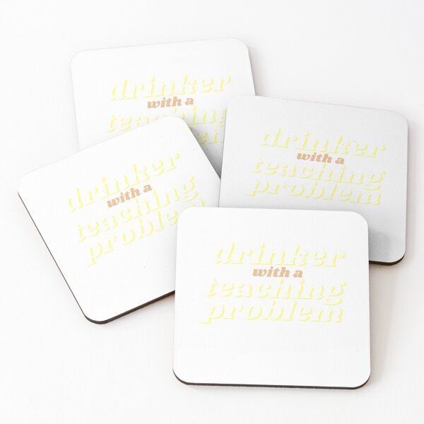 Item preview, Drinker with a Teaching Problem (white and orange) designed and sold by Alix Halek.
