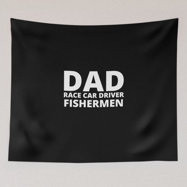 Item preview, Dad Race Car Driver Fishermen Fishing Racing Outdoorsman designed and sold by CarantinedChaos.
