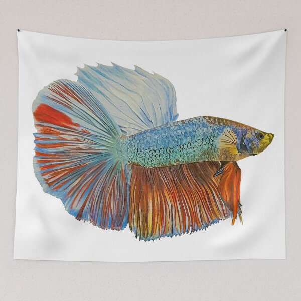 Artikelvorschau, Siamesischer Kampffisch (betta splendens) entworfen und verkauft von ChrisAnimalArt.