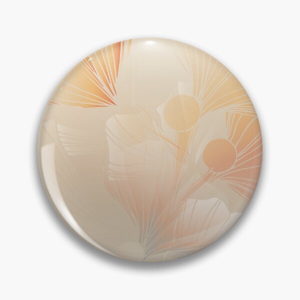 Item preview, Ginkgo Biloba Botanical Flower Abstract Graphic Art Rust Gradient designed and sold by IZiets.