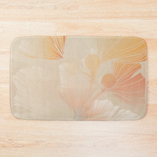 Item preview, Ginkgo Biloba Botanical Flower Abstract Graphic Art Rust Gradient designed and sold by IZiets.