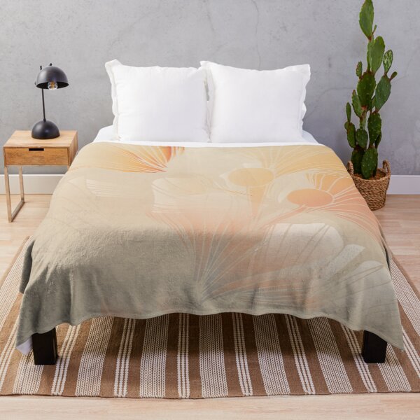 Item preview, Ginkgo Biloba Botanical Flower Abstract Graphic Art Rust Gradient designed and sold by IZiets.