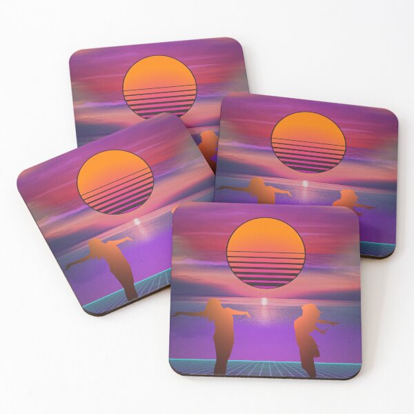 Item preview, Extra Violet Synthwave sun worshiping girls designed and sold by Zanimations.