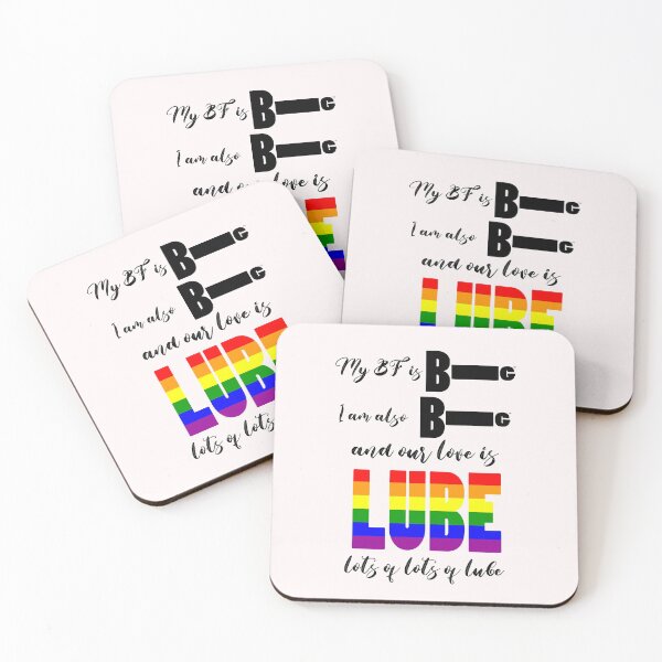 Item preview, V1 - WE ARE BOTH GAY AND BIG AND OUR LOVE IS LUBE, LOTS OF LOTS OF LUBE designed and sold by PotentiaImo.