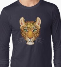 Leopard Face Long Sleeve T-Shirt
