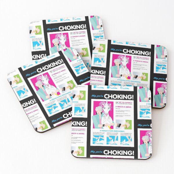 Item preview, Choking Poster featuring Bea Arthur and a unicorn designed and sold by ruralmodernist.