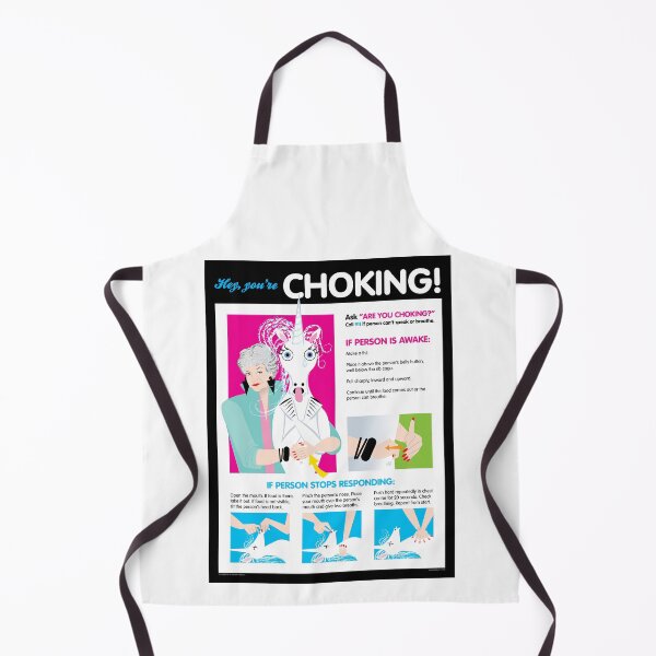 Item preview, Choking Poster featuring Bea Arthur and a unicorn designed and sold by ruralmodernist.