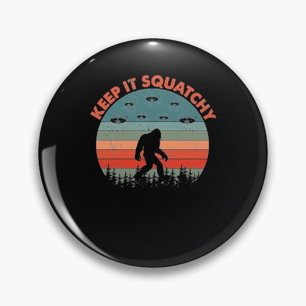 Item preview, Keep It Squatchy Cryptid Vintage Funny Bigfoot UFO Alien designed and sold by ChromanautMerch.