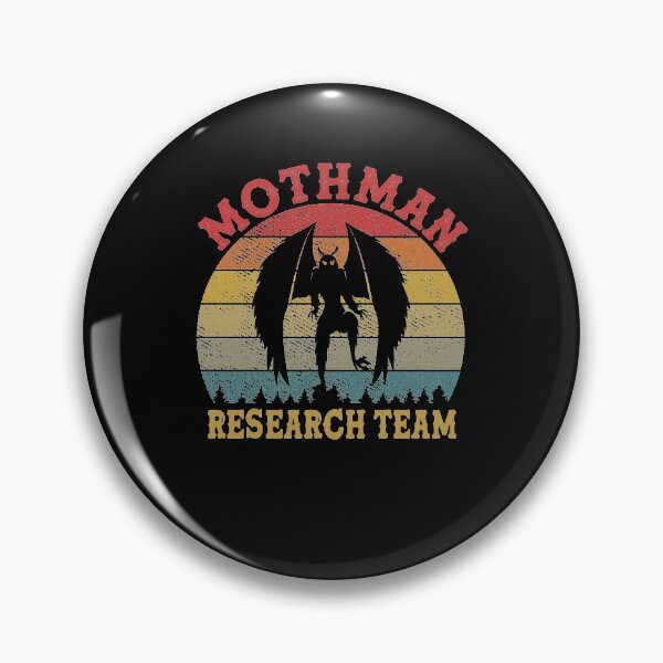 Item preview, Mothman Research Team Cryptid Vintage Monster Conspiracy designed and sold by ChromanautMerch.