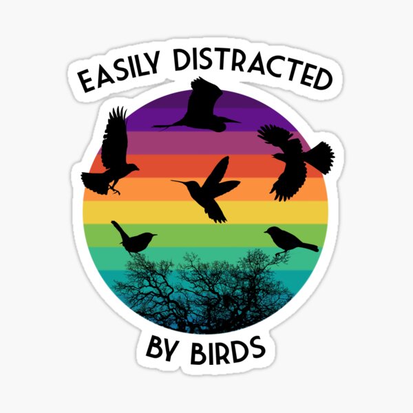 Item preview, Easily Distracted by Birds designed and sold by Laurel Eby.