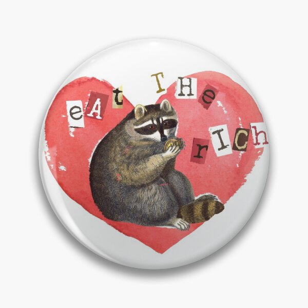 Item preview, Eat Em Raccoon 1 (white) designed and sold by art-by-gui.